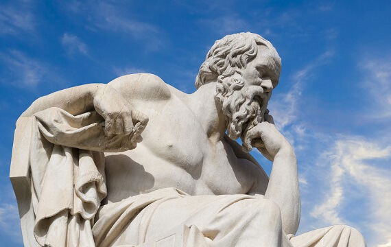 The statue of Socrates - National Academy The statue of Socrates - National Academy